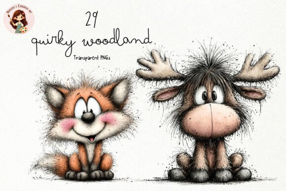 Download Quirky Woodland Animals PNG Clipart - Premium Resources
