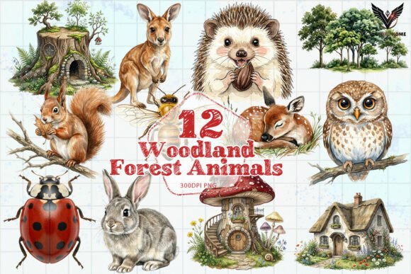 Download Woodland Forest Animals PNG - Forest animals png Collection