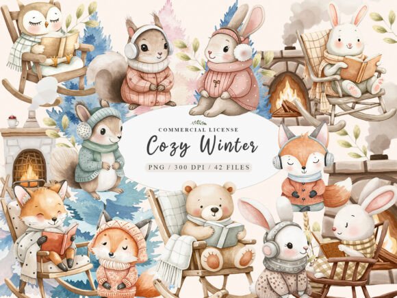 Download Christmas Enchanted Forest Animals PNG - Forest animals png Collection